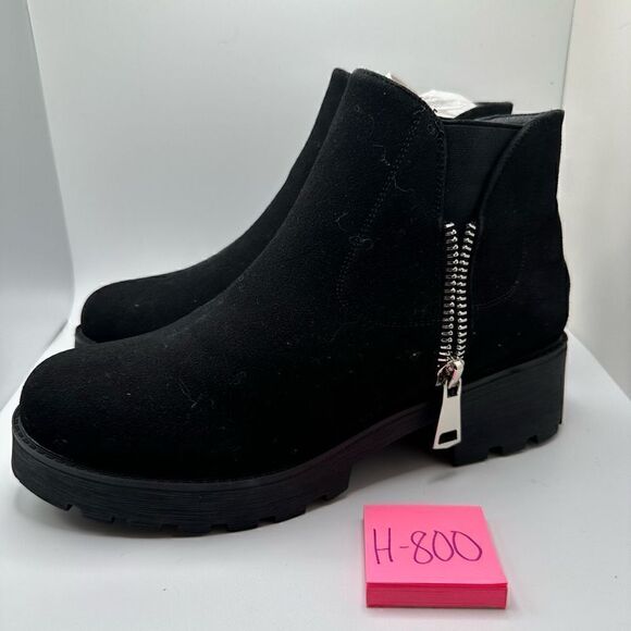 DUNES Women's Slip on Boot 11 BLACK - Picture 3 of 8